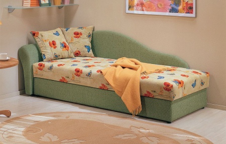 Тахта Манчестер с Ящиком для Хранения и Матрасом/Разные Цвета 900 х 2000 мм