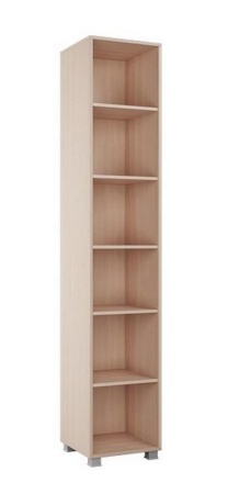 Шкаф-Пенал Одностворчатый Лайк (Ш-400 х В-2108 х Г-413 мм)